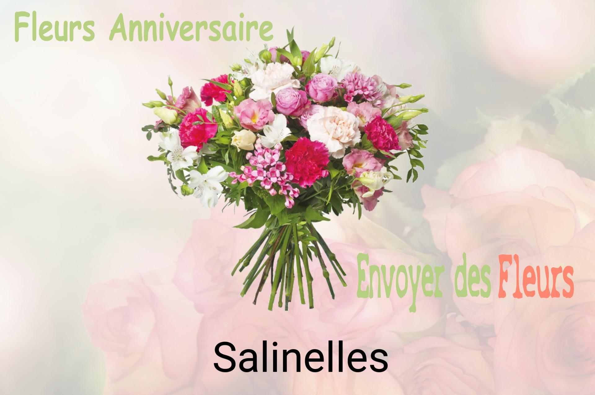 Bouquet de fleurs d’anniversaire livré à Salinelles
